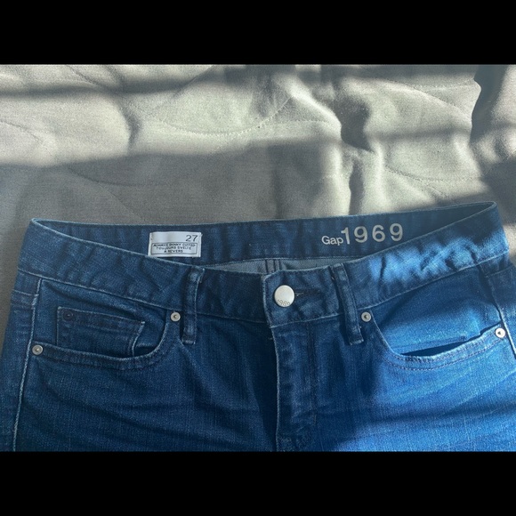 Gap Mid Rise Always Skinny Cuffed Jeans - Picture 4 of 6